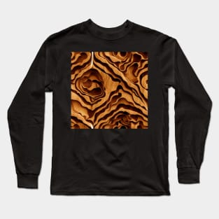 Wood pattern, a perfect gift for any woodworker or nature lover! #24 Long Sleeve T-Shirt